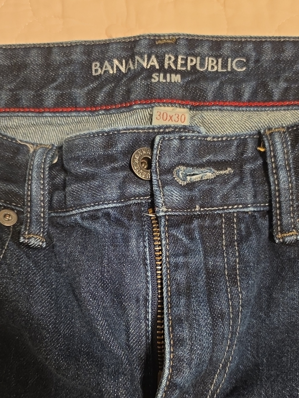 Banana Republic Slim Men’s Indigo Blue Jeans